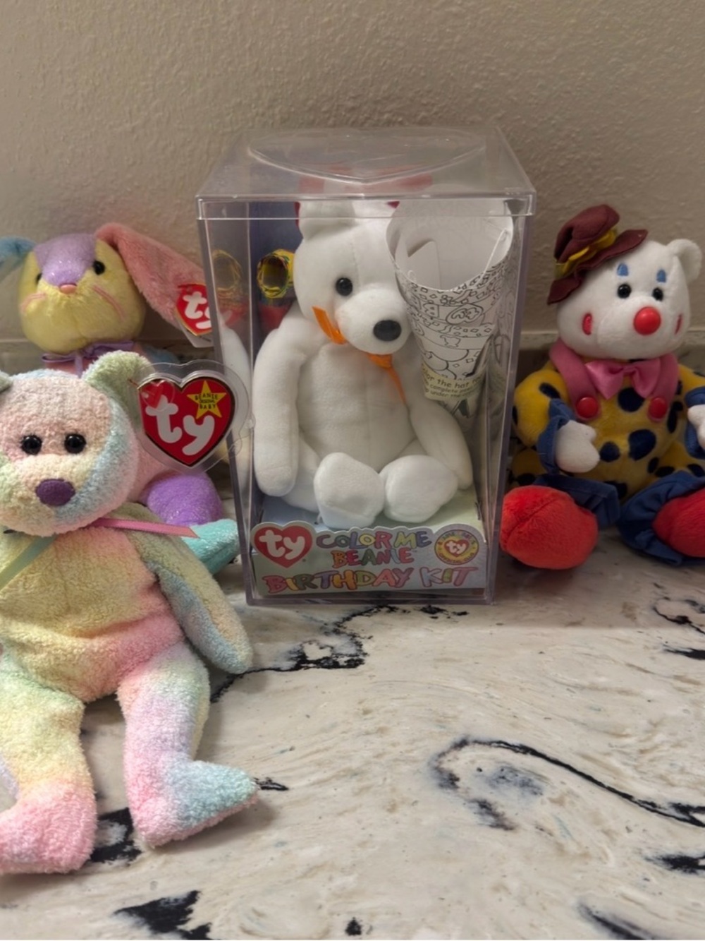 Lot of 4 authentic Ty Beanie Babies